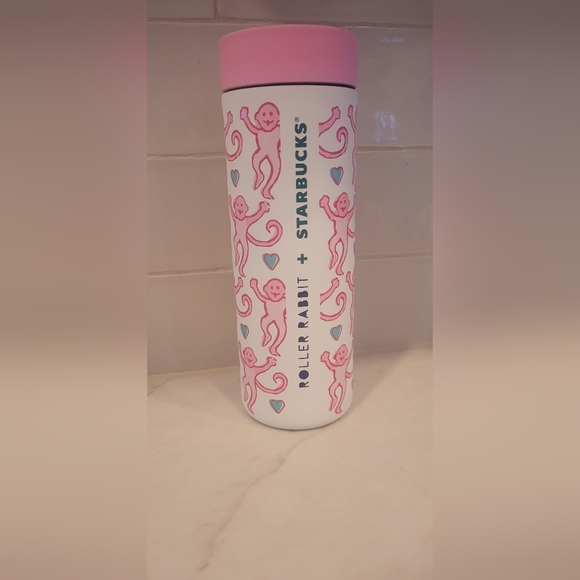 Starbucks X Roller Rabbit Pink A - Picture 2 of 4